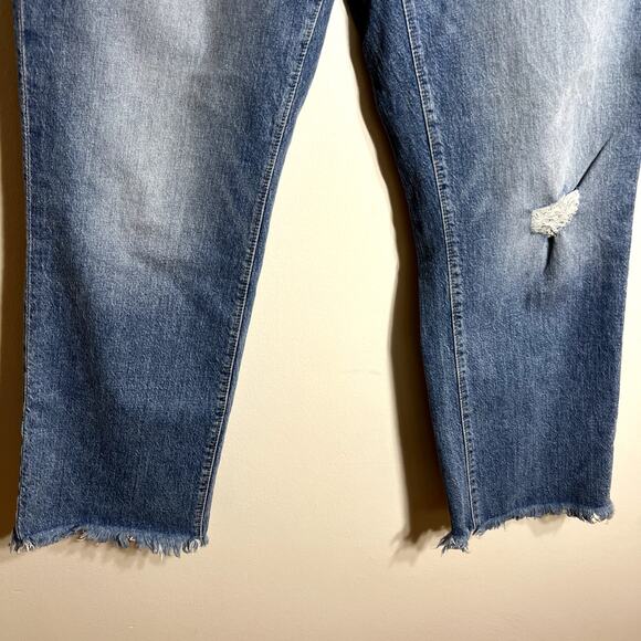 NWT Loft The Curvy Straight Crop Jeans - Picture 2 of 8